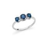 Miluna - Anello Zaffiri e Diamanti LID3938
