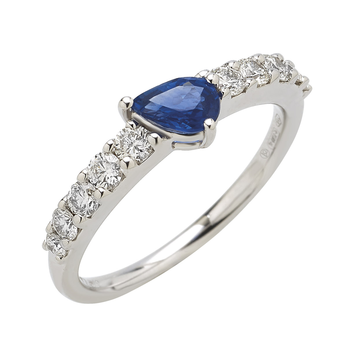 ZAFFIRO Valentina Callegher - Anello Zaffiro e Diamanti 10988*SGOZF - immagine 1