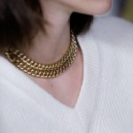 Unoaerre - Collana lunga groumette dorata - immagine 2