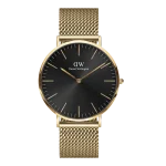 Daniel Wellington - Orologio Classic Mesh Onyx Gold DW00100631