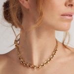 Unoaerre - Collana catena rolò dorata Triangoli - immagine 2