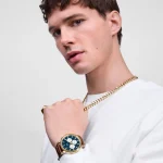 Daniel Wellington - Orologio Iconic Chronograph Arctic Panda Gold - immagine 2