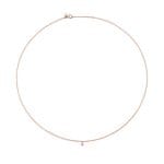 Burato - Collana Pink Solitaire Zaffiro Rosa