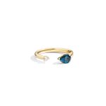 Recarlo - Anello Anniversary More Topazio Blue London