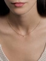 Burato - Collana Pink Solitaire Zaffiro Rosa - immagine 2
