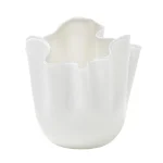 Venini - Vaso Fazzoletto Small Snow