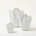 Venini - Vaso Fazzoletto Small Snow - immagine 3
