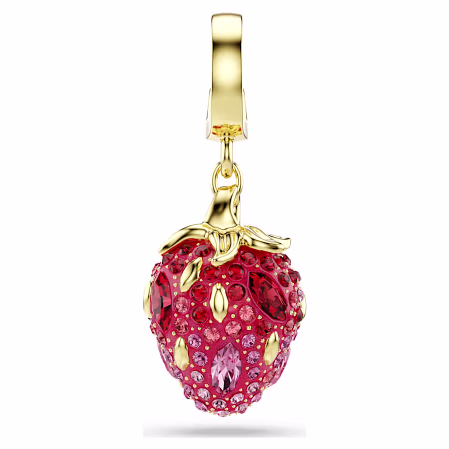 charm-idyllia--taglio-misto--fragola--rosso--finitura-oro-18k-swarovski-5743136 (1) Swarovski - Charm Idyllia 5743136 - immagine 1