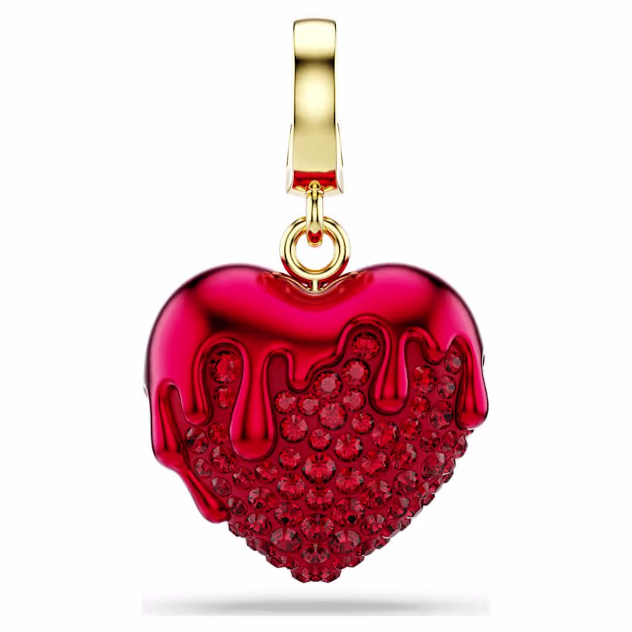 charm-idyllia--taglio-round--cuore--rosso--finitura-oro-18k-swarovski-5742994 (1) Swarovski - Charm Idyllia 5742994 - immagine 1