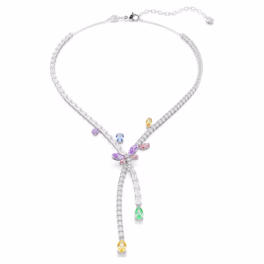 collana-ariana-grande-x-swarovski--taglio-misto--libellula--multicolore--placcato-rodio-swarovski-5737424 (1) Swarovski - Collana Ariana Grande x Swarovski 5737424 - immagine 1