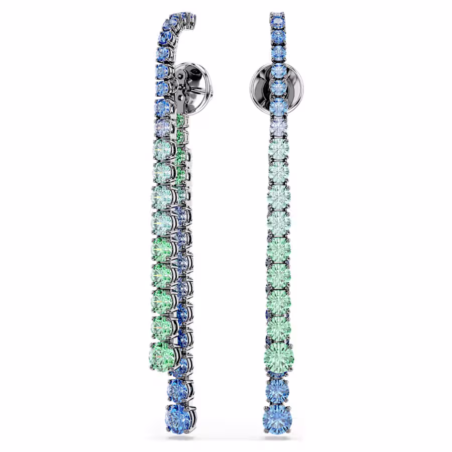 orecchini-pendenti-matrix--sfumatura-di-tagli-round--multicolore--placcato-rutenio-swarovski-5741390 (1) Swarovski - Orecchini pendenti Matrix 5741390 - immagine 1