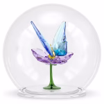 Swarovski - ‎Idyllia Sfera in Vetro con Farfalla e Fiore 5721543