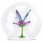 Swarovski - ‎Idyllia Sfera in Vetro con Farfalla e Fiore 5721543 - immagine 3