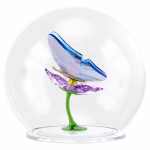 Swarovski - ‎Idyllia Sfera in Vetro con Farfalla e Fiore 5721543 - immagine 4