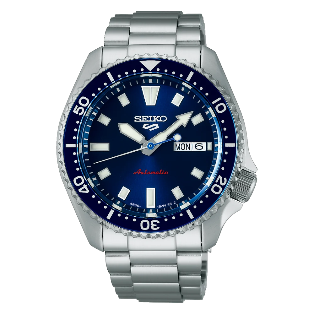 orologio-seiko-5-sports-automatico-quadrante-blu-data Seiko - Orologio Seiko 5 Sports SRPL83K1 - immagine 1