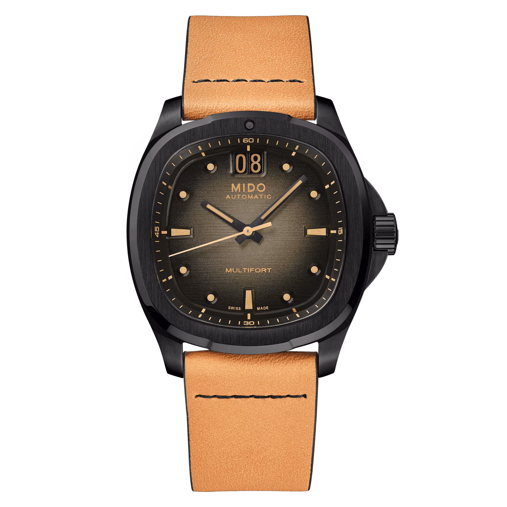 M049.526.36.081.00_0_front_1 Mido - Orologio Multifort TV Big Date Black PVD Edizione Speciale - immagine 1