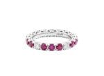 Recarlo - Anello Chrome Veretta Diamanti e Rubini