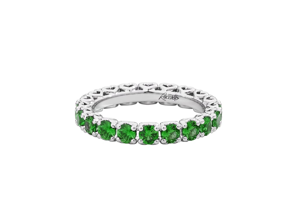R93GD002SM Recarlo - Anello Chrome Veretta Smeraldi - immagine 1