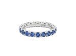 Recarlo - Anello Chrome Veretta Zaffiri Blu