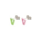 Valentina Ferragni - Orecchini Joy Baby Pink e Green - immagine 2