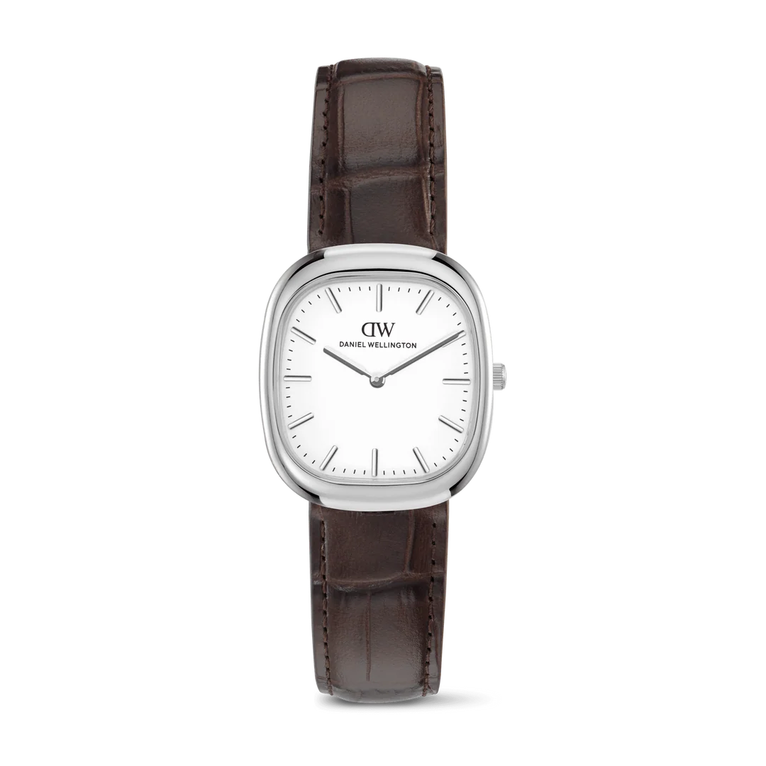 pwz6hxrlf9o9ozslu0bl Daniel Wellington - Orologio Cort Brown Leather Silver - immagine 1