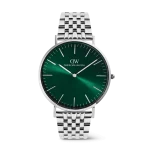 Daniel Wellington - Orologio Classic 7-Link Emerald Silver