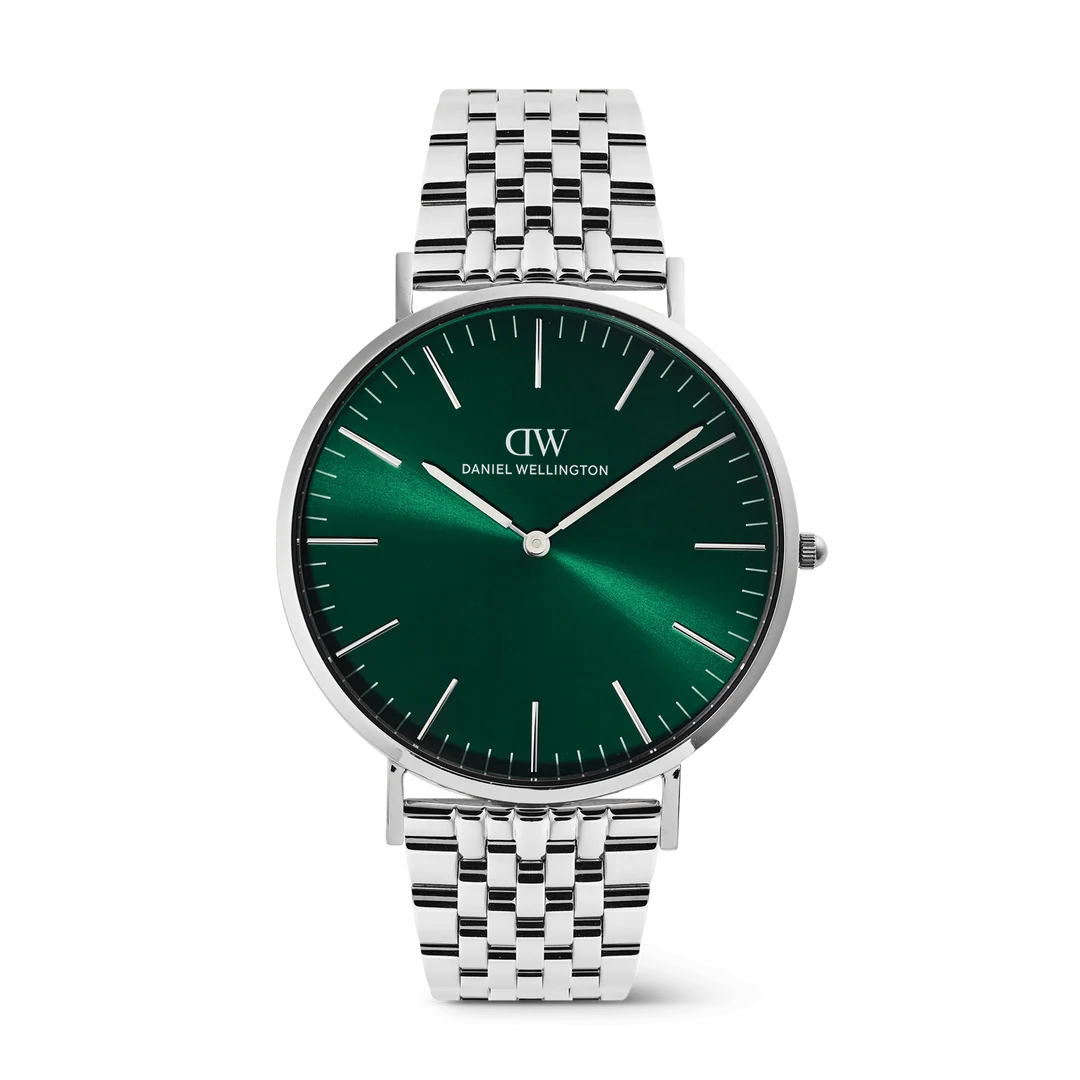 ywjvny6s2rcibhmporsf Daniel Wellington - Orologio Classic 7-Link Emerald Silver - immagine 1