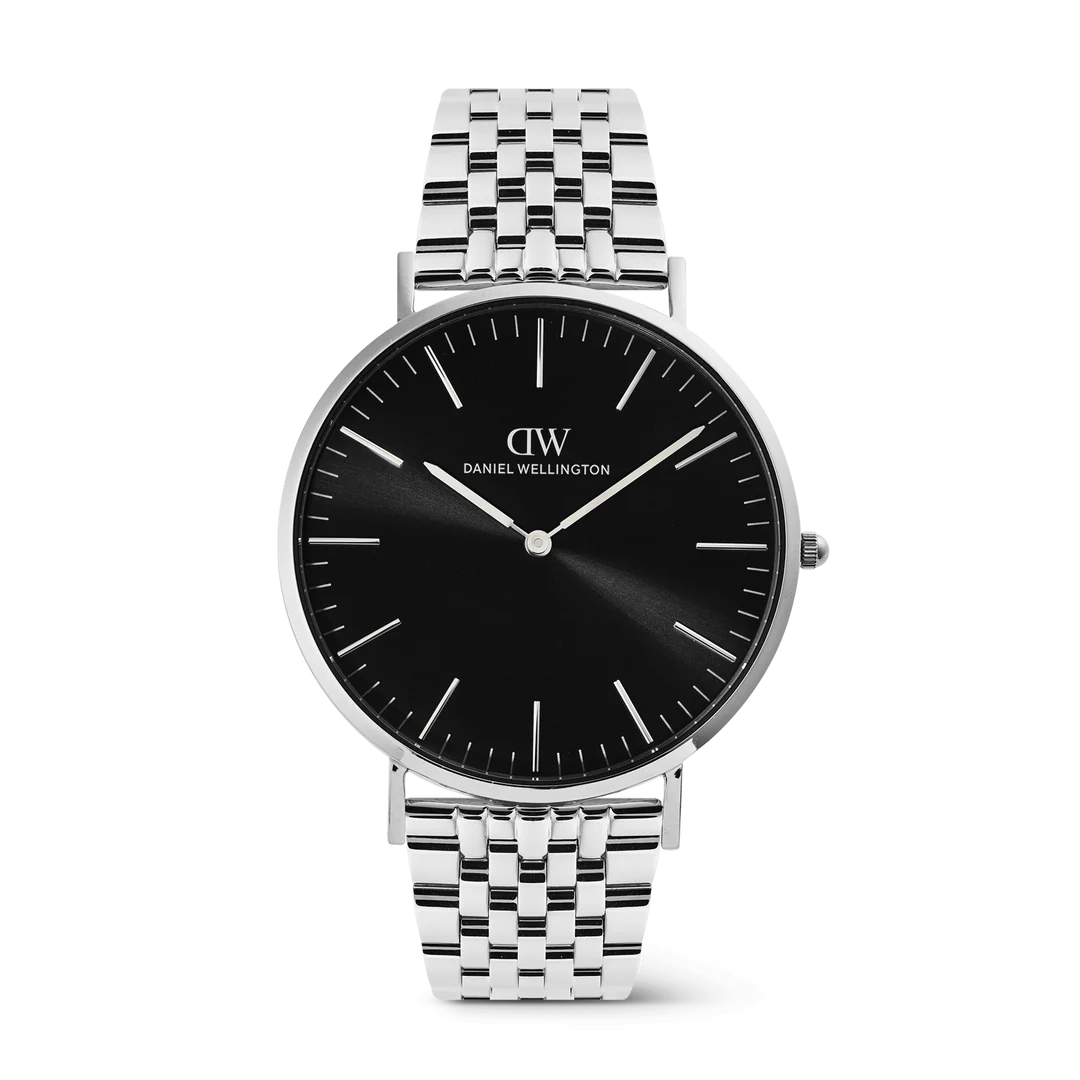 zclwyf65xx36icbtpx2c Daniel Wellington - Orologio Classic 7-Link Black Silver - immagine 1