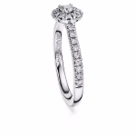 Swarovski SCD - Anello solitario halo Eternity 5697126 - immagine 4