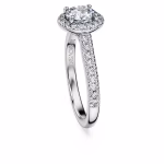 Swarovski SCD - Anello solitario halo Eternity 5699191 - immagine 4